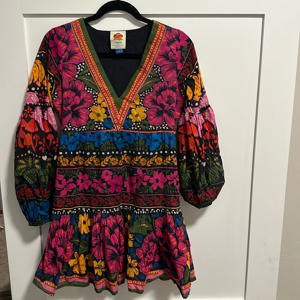Farm Rio for Anthropologie XS Dress